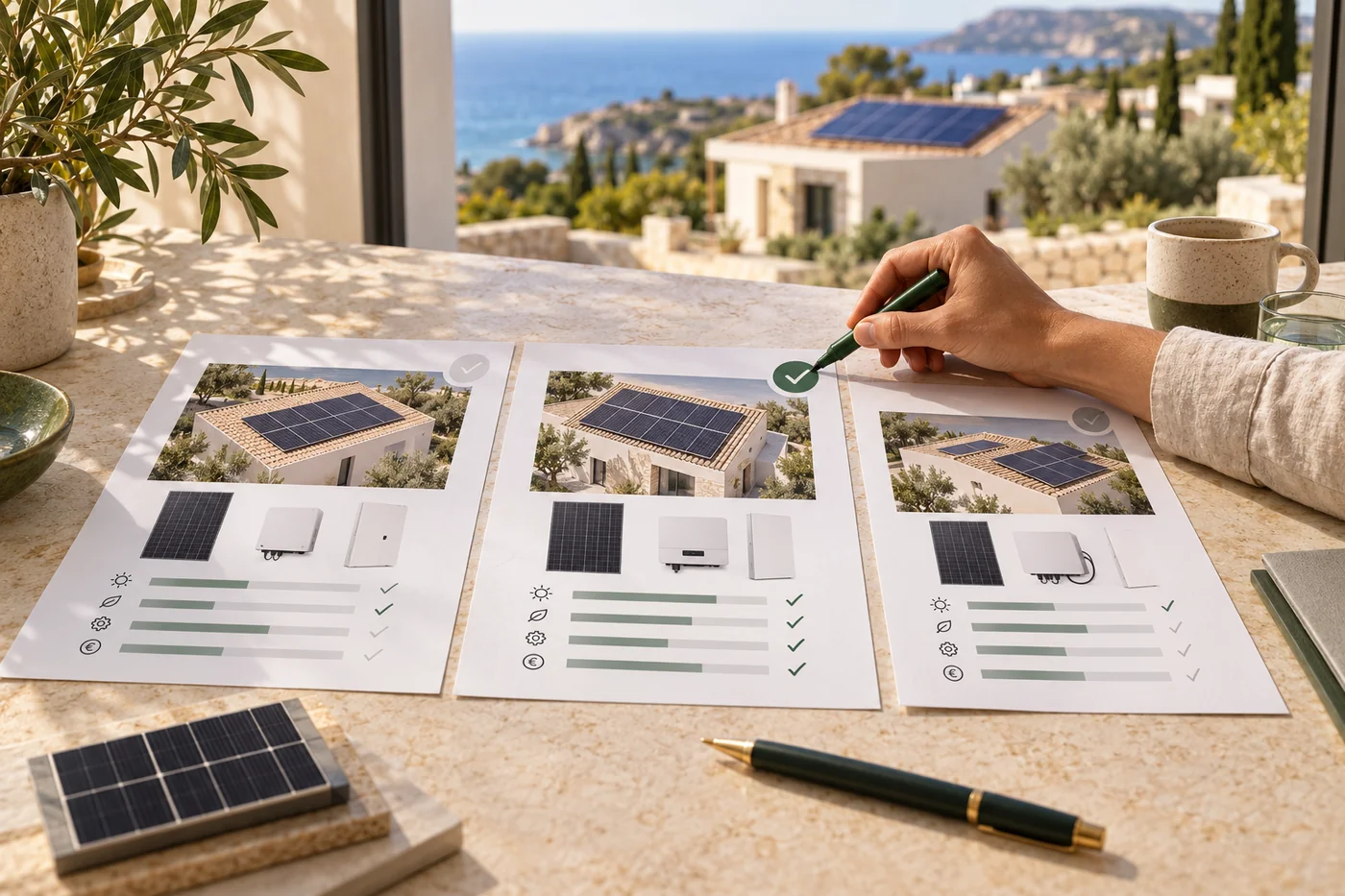 How to compare solar installation quotes in Cyprus